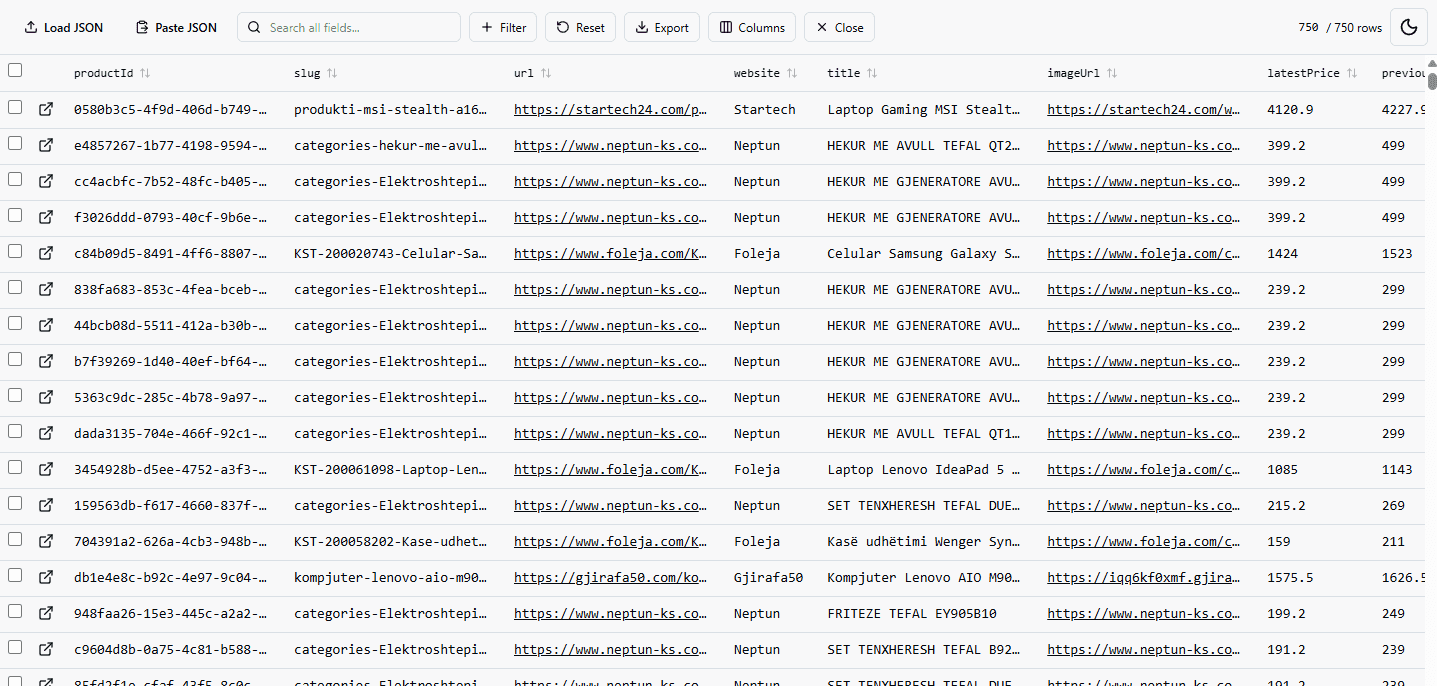 Json Explorer